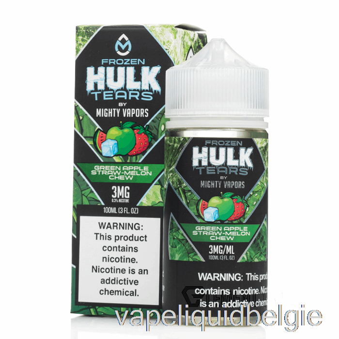 Vape Smaken Bevroren Groene Appelstro Meloen Kauwen - Hulk Tranen - 100ml 0mg